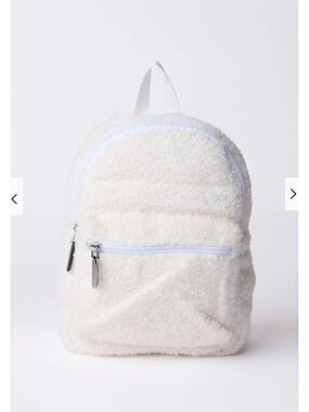 Sherpa Mini convertible Backpack - White